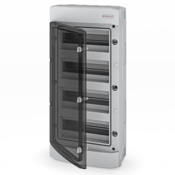 Sicherungskasten Aufputz IP65 Feuchtraum 4-Reihig 48 Module